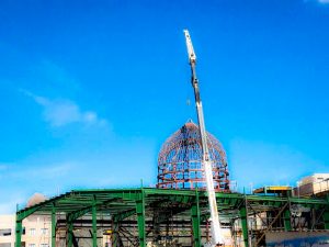 ساخت اسکلت گنبد